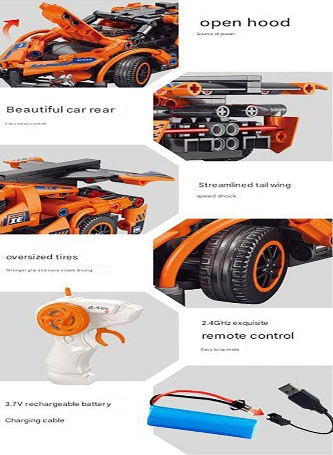 Magicwand® DIY R/C Rechargeable Sportz Building Blocks Car with Remote【319 Pcs】 - Image 4